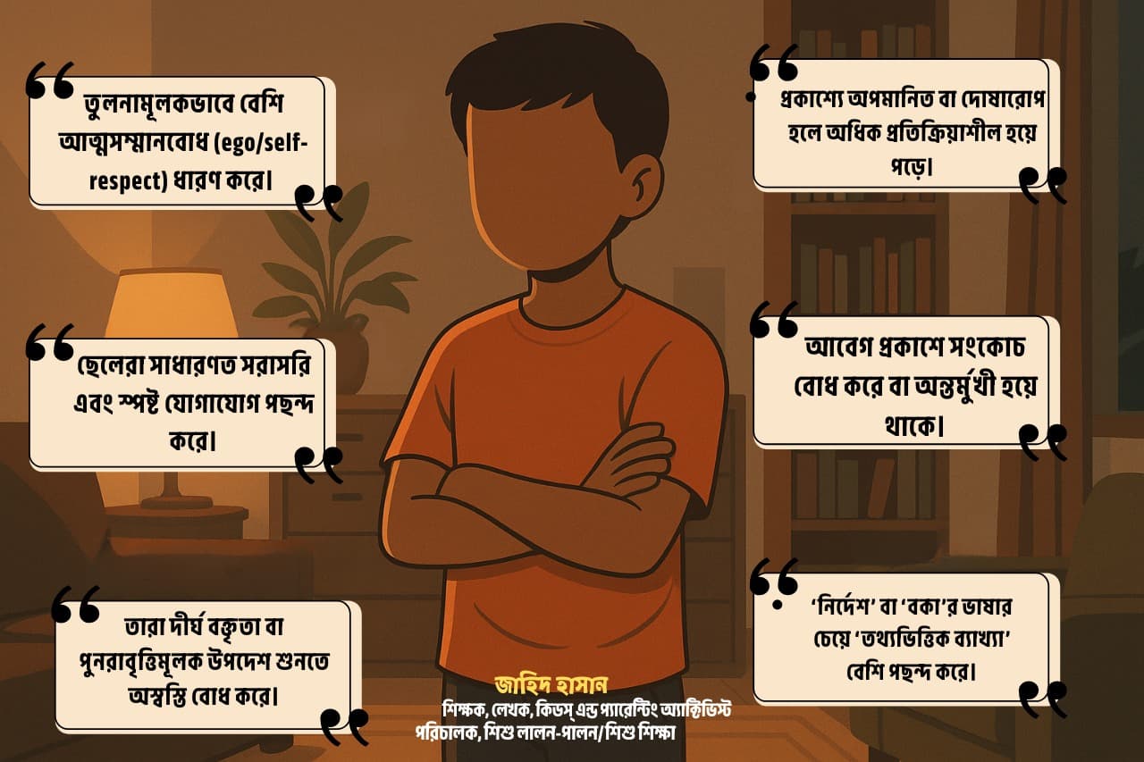 📜 ছেলে সন্তানদের উপদেশ ও শাসনের সঠিক কৌশল: এক মনস্তাত্ত্বিক বিশ্লেষণ 