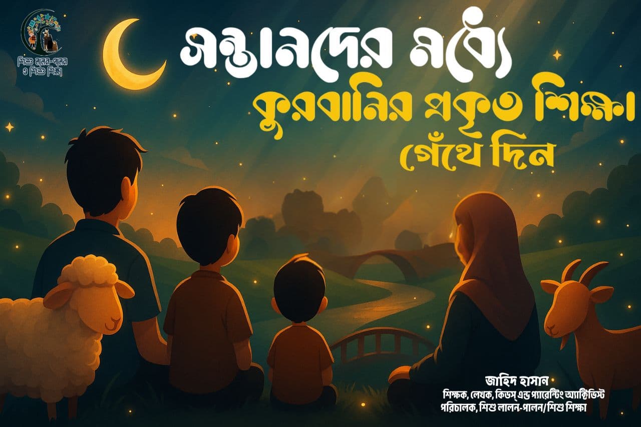সন্তানদের মধ্যে কুরবানির প্রকৃত শিক্ষা গড়ে তুলুন