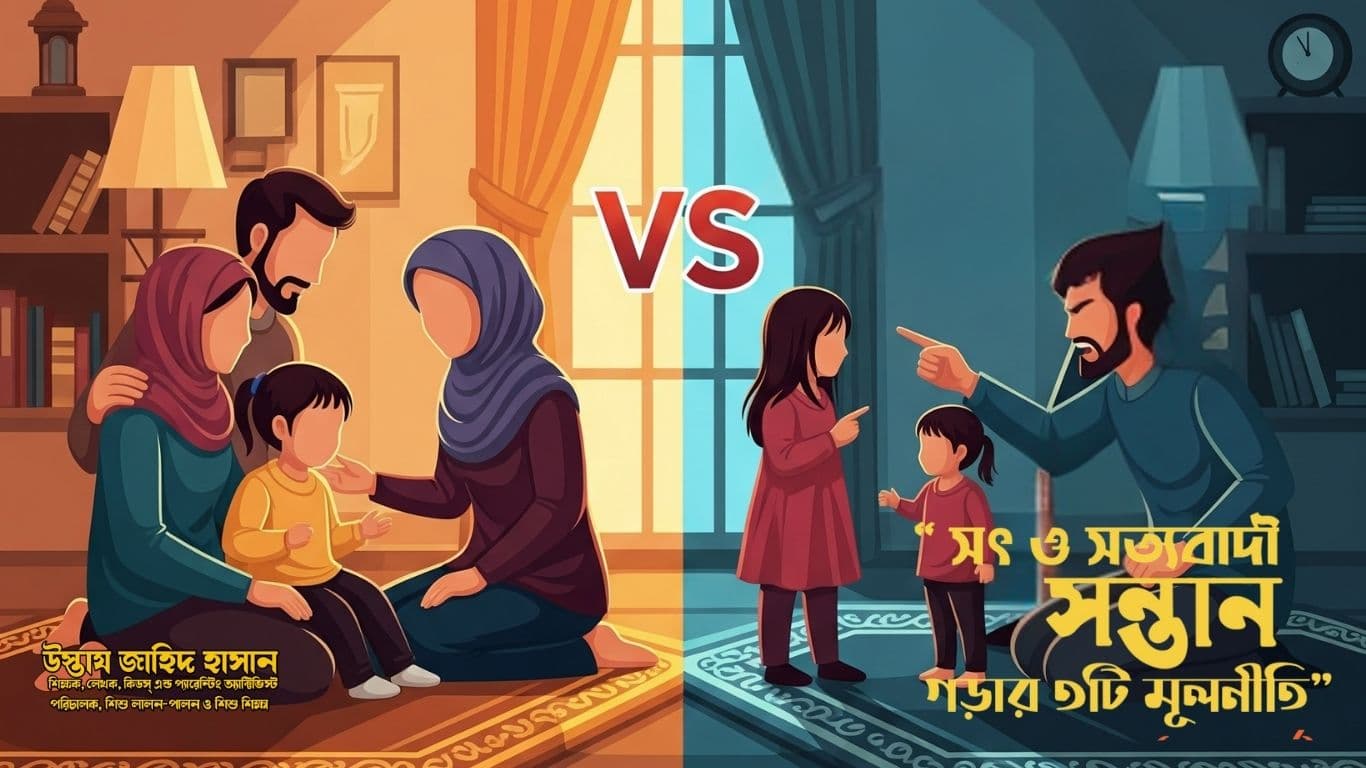 “সৎ ও সত্যবাদী সন্তান গড়ার ৩টি মূলনীতি” 