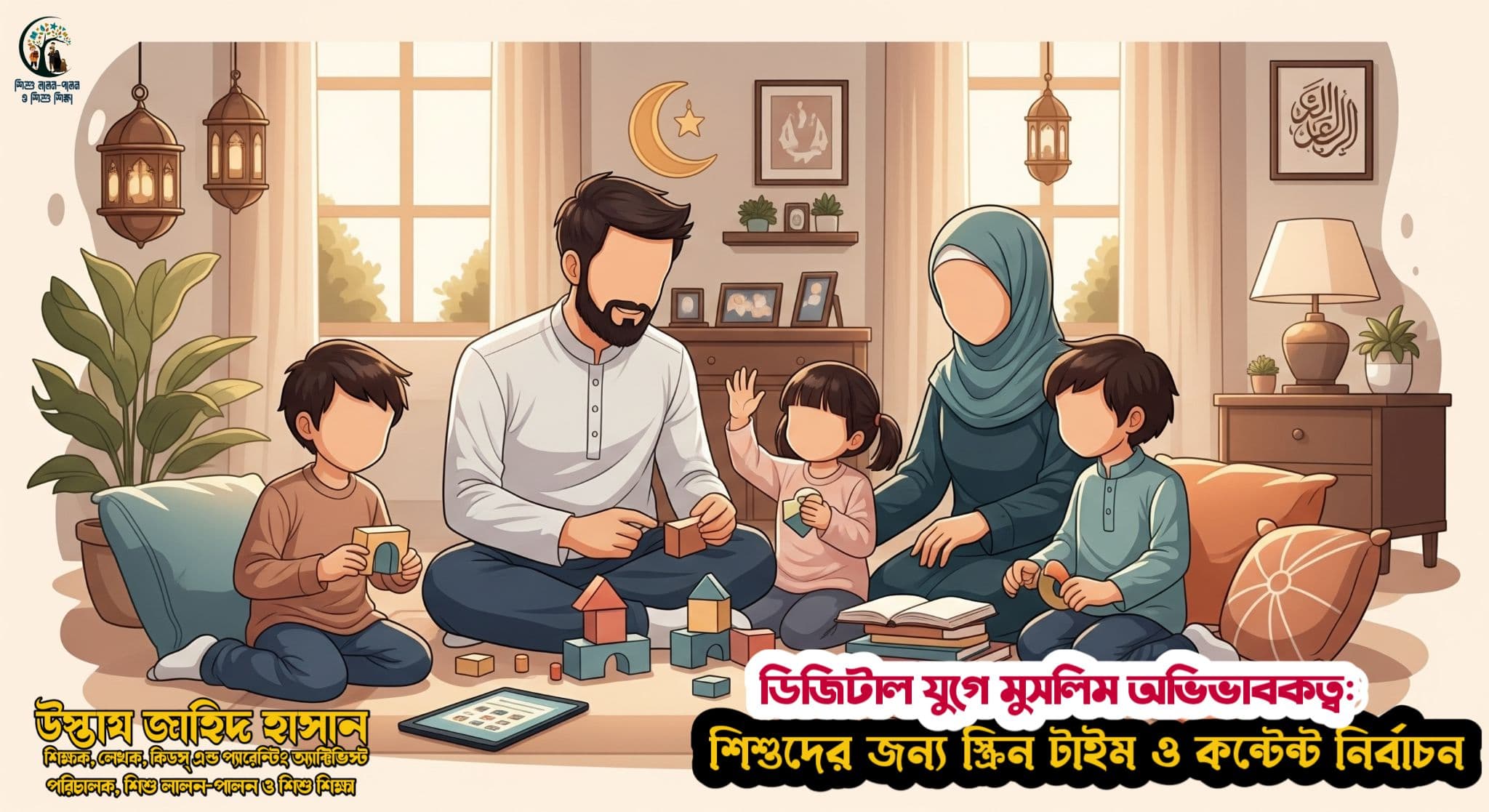 “ডিজিটাল যুগে মুসলিম অভিভাবকত্ব: শিশুদের জন্য স্ক্রিন টাইম ও কন্টেন্ট নির্বাচন”
