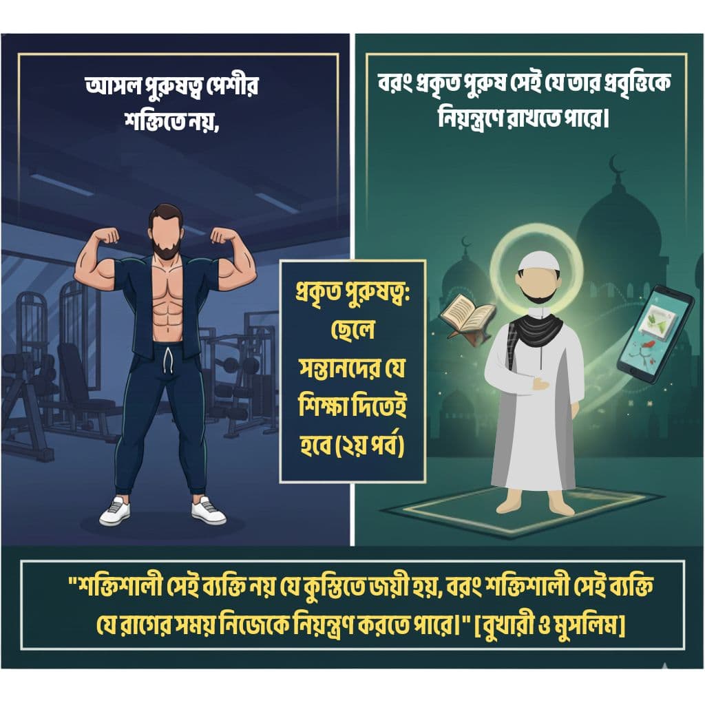 প্রকৃত পুরুষত্ব: ছেলে সন্তানদের যে শিক্ষা দিতেই হবে 